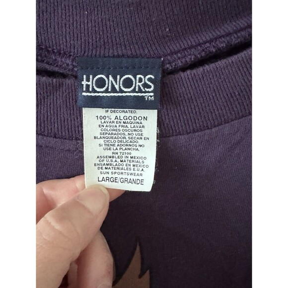 Vintage 90'S HONORS LOONEY TUNES Tasmanian Devil Character Print T-Shirt Size L - Picture 3 of 8